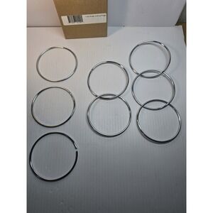 CHINESE LINKING RINGS  8 – 4″CHROME, Magic Clown Birthday Party Entertainment